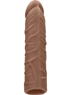 RealRock Skin: Penis Extender, 17.5 cm, brun