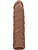 RealRock Skin: Penis Extender, 17.5 cm, brun