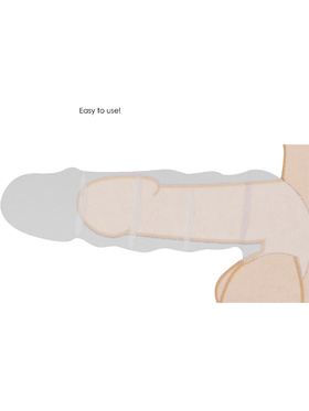 RealRock Skin: Penis Extender, 17.5 cm, brun