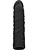 RealRock Skin: Penis Extender, 17.5 cm, svart