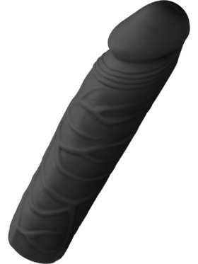 RealRock Skin: Penis Extender, 17.5 cm, svart