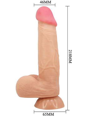 Pretty Love: Najm, Sliding Skin Dildo, 21.8 cm