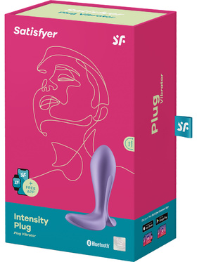 Satisfyer Connect: Intensity Plug, Plug Vibrator, lilla