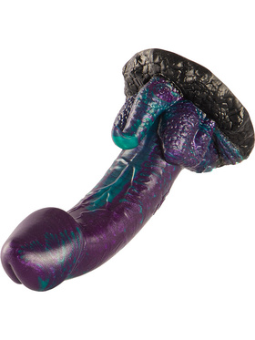 Epic Cybersilicock: Basilisk Double Scaly Dildo, small