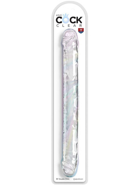 King Cock Clear: Double Dildo, 46 cm