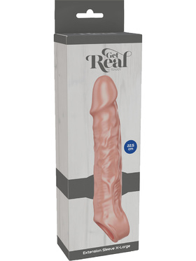 Toy Joy: Get Real Extension Sleeve, x-large, lys