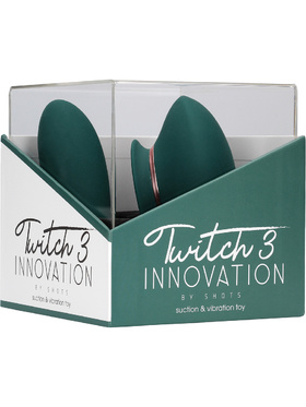 Innovation: Twitch 3, Suction & Vibration Toy, grønn