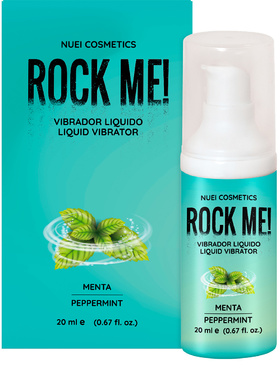 Nuei: Rock Me! Liquid Vibrator, Peppermint, 20 ml