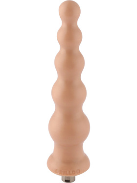 Auxfun: Ribbed 3XLR Dildo Attachment, 21 cm