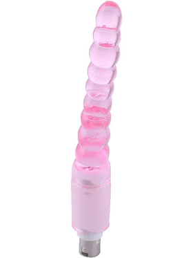 Auxfun: Ribbed Anal Dildo 3XLR Attachment, 19 cm