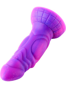 Wildolo: Fantasy Merman Suction Cup Dildo, 18 cm, lilla