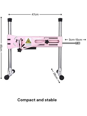 Hismith: Premium 1 Fuck Machine 2.0, rosa