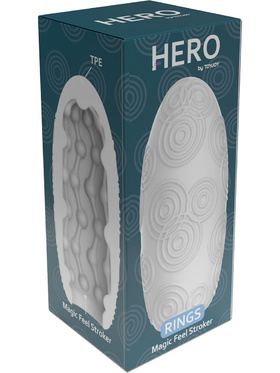 Toy Joy: Hero, Magic Feel Medium Stroker, Rings