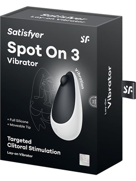 Satisfyer: Spot On 3, Lay-On Vibrator, svart