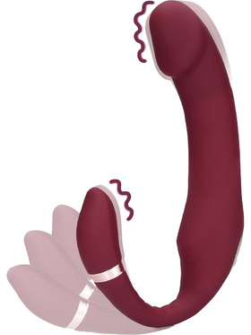 Loveline: Bendable Vibrating Strapless Strap-On