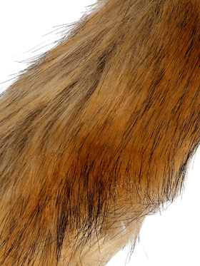 Ouch!: Fox Tail with Metal Butt Plug, brun