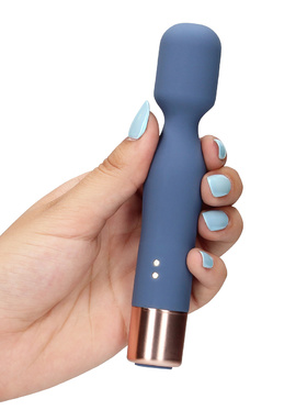 Loveline: Mini Wand Vibrator, blå