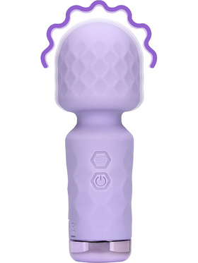 Loveline: Mini Wand Vibrator, lilla