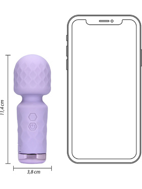 Loveline: Mini Wand Vibrator, lilla