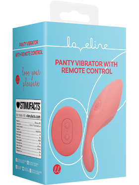 Loveline: Panty Vibrator with Remote Control, rød