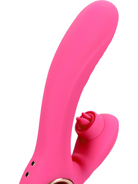 Loveline: Tongue Flickering and Heating Rabbit Vibrator