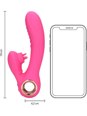 Loveline: Tongue Flickering and Heating Rabbit Vibrator