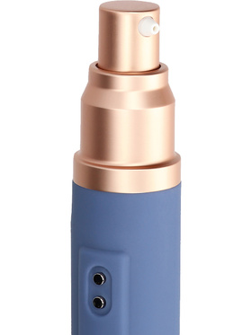 Loveline: Travel Vibrator with Lube Compartment and Pump