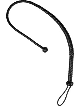 Ouch!: PU Leather Whip with Knot Detail