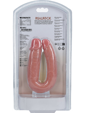 RealRock: U Shape Realistic Double Dildo, lys