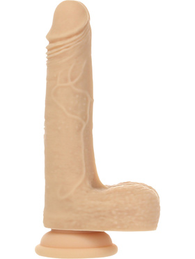 Naked Addiction: Rotating & Thrusting Vibrating Dong, 19 cm