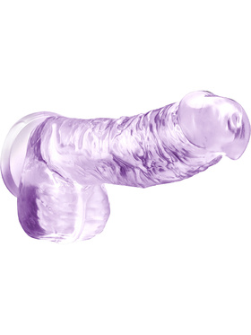 Naturally Yours: Crystalline Dildo, 15 cm, lilla