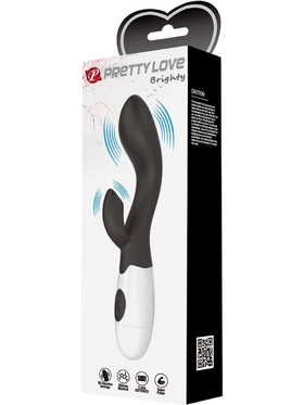 Pretty Love: Brighty, Rabbit Vibrator, svart