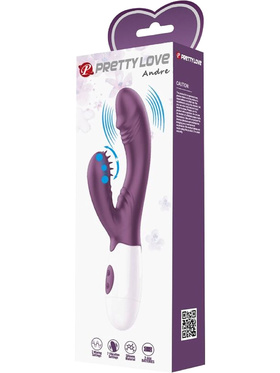 Pretty Love: Andre, Butterfly Kiss Rabbit Vibrator, lilla