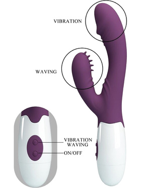 Pretty Love: Andre, Butterfly Kiss Rabbit Vibrator, lilla