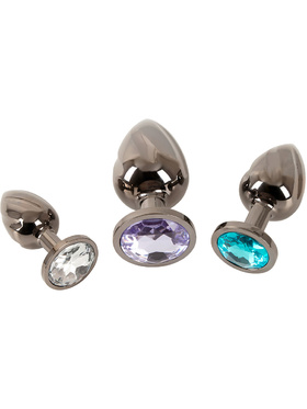 Anos: Metal Butt Plug Diamond Set