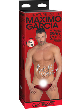 Signature Cocks: Maximo Garcia, Realistic Ultraskyn Dildo, 21 cm