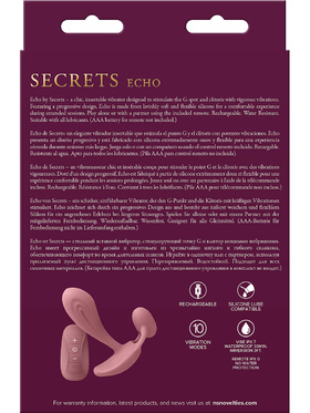 NSNovelties: Secrets Echo, Vibe with Remote