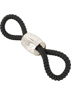 Rebel: Heavy Rope Cock Strap with two Loops