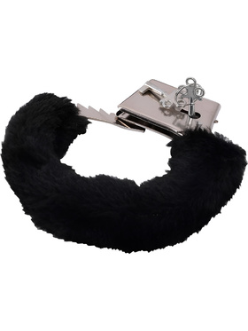 Toyz4Lovers: BestSeller Furry Handcuffs, svart