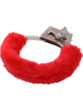 Toyz4Lovers: BestSeller Furry Handcuffs, rød