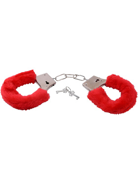 Toyz4Lovers: BestSeller Furry Handcuffs, rød