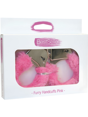 Toyz4Lovers: BestSeller Furry Handcuffs, rosa