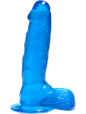 Toyz4Lovers: Real Rapture Earth Flavour Dildo, 21 cm, blå