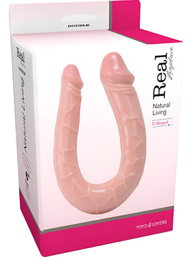 Toyz4Lovers: Real Rapture, U-Shaped Double Dildo