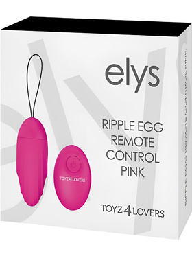 Toyz4Lovers: Elys, Ripple Egg Vibrator with Remote, rosa