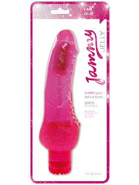 Toyz4Lovers: Jammy Jelly, Sharp Glitter Vibrator, rosa