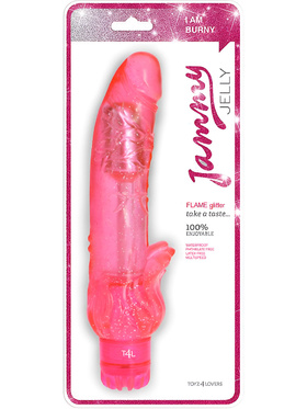 Toyz4Lovers: Jammy Jelly, Flame Glitter Vibrator, rosa