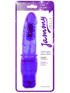 Toyz4Lovers: Jammy Jelly, Happy Glitter Vibrator, lilla