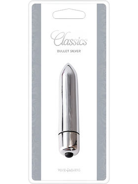 Toyz4Lovers: Classics Bullet Vibrator, sølv