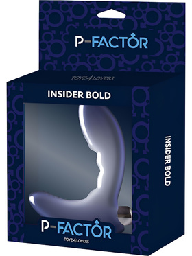 Toyz4Lovers: P-Factor, Insider Bold Prostate Vibrator